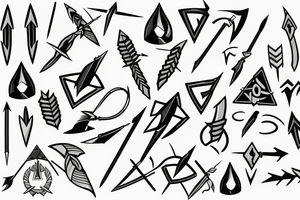 Ice, Arrow tattoo idea