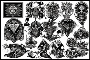ace of spades tattoo idea