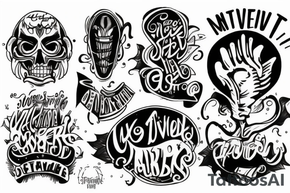 Motivational grind tattoo idea