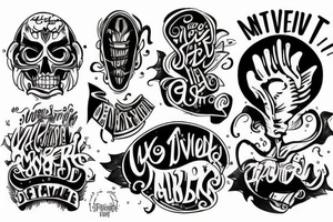 Motivational grind tattoo idea