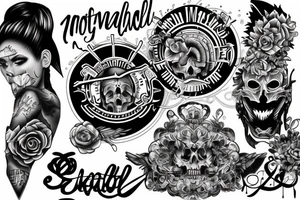 Motivational grind tattoo idea