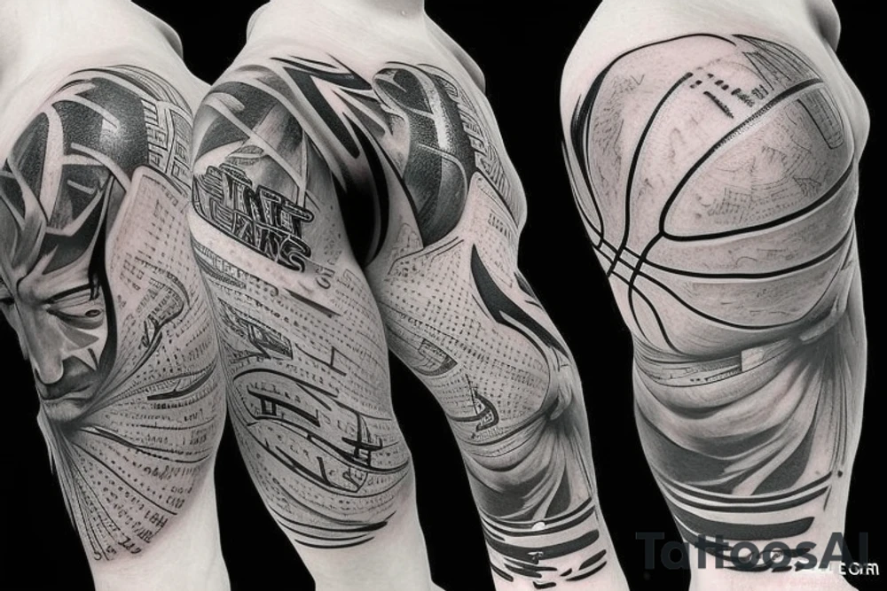 NBA Basketball tattoo idea