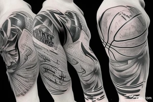 NBA Basketball tattoo idea
