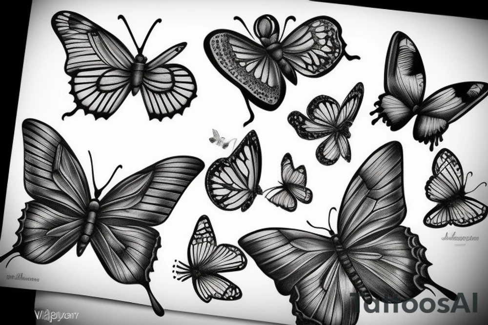 Butterfly tattoo idea