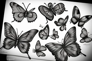 Butterfly tattoo idea
