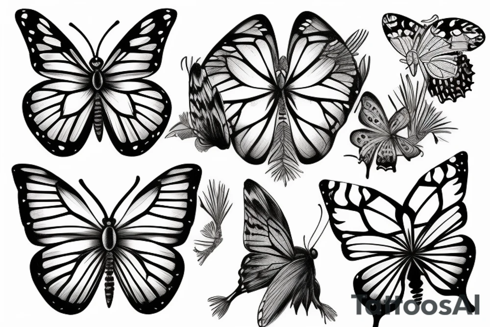Butterfly tattoo idea