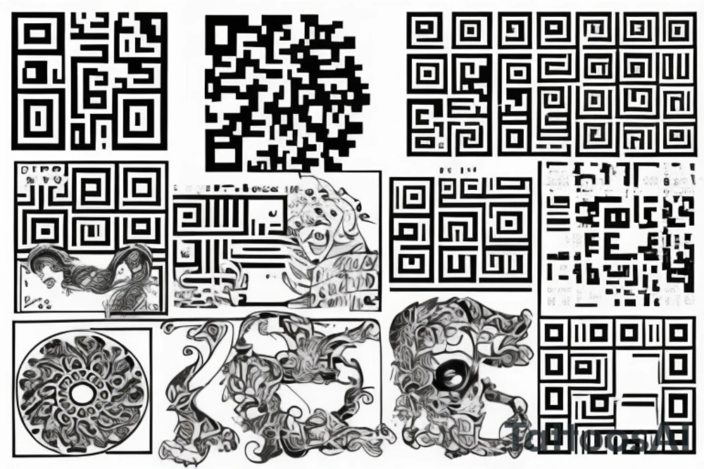 qr code with NEA tattoo idea