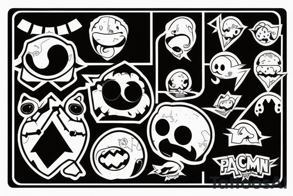 Pacman tattoo idea