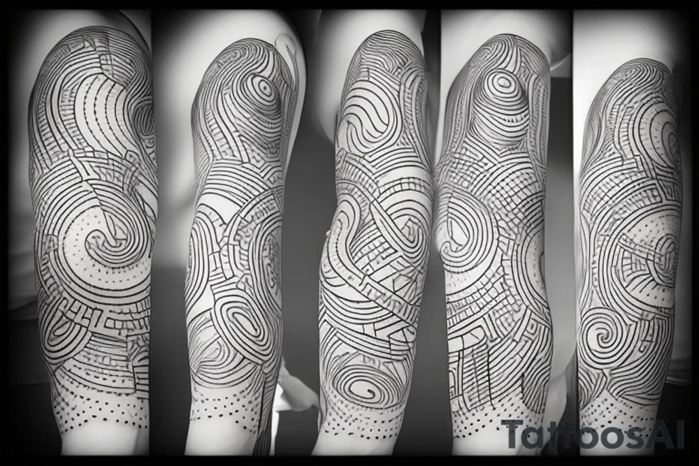 Techno music tattoo idea