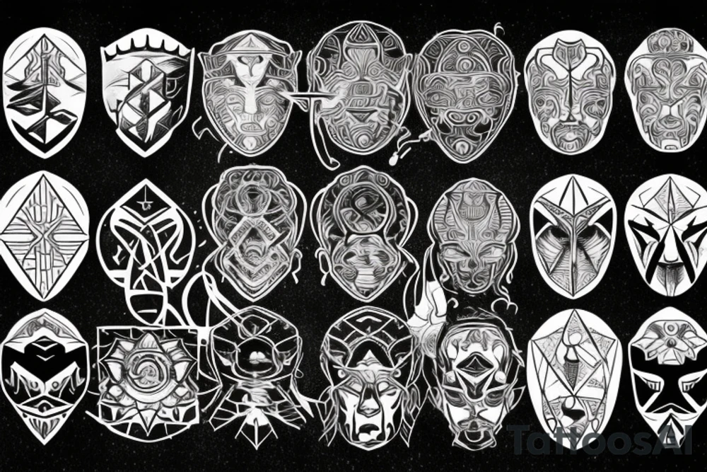 A strong king who is made by the people and his sole objective in life is to serve people. He is selfless but extremely intelligent and divine tattoo idea