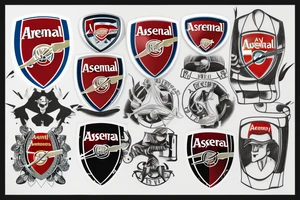 Arsenal FC tattoo idea