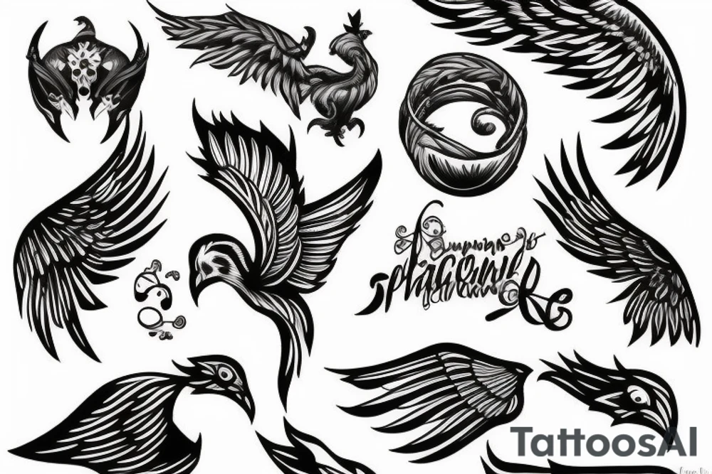 pheonix tattoo idea
