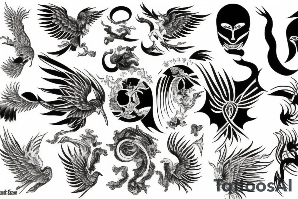 phoenix tattoo idea