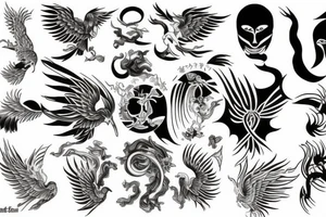 phoenix tattoo idea