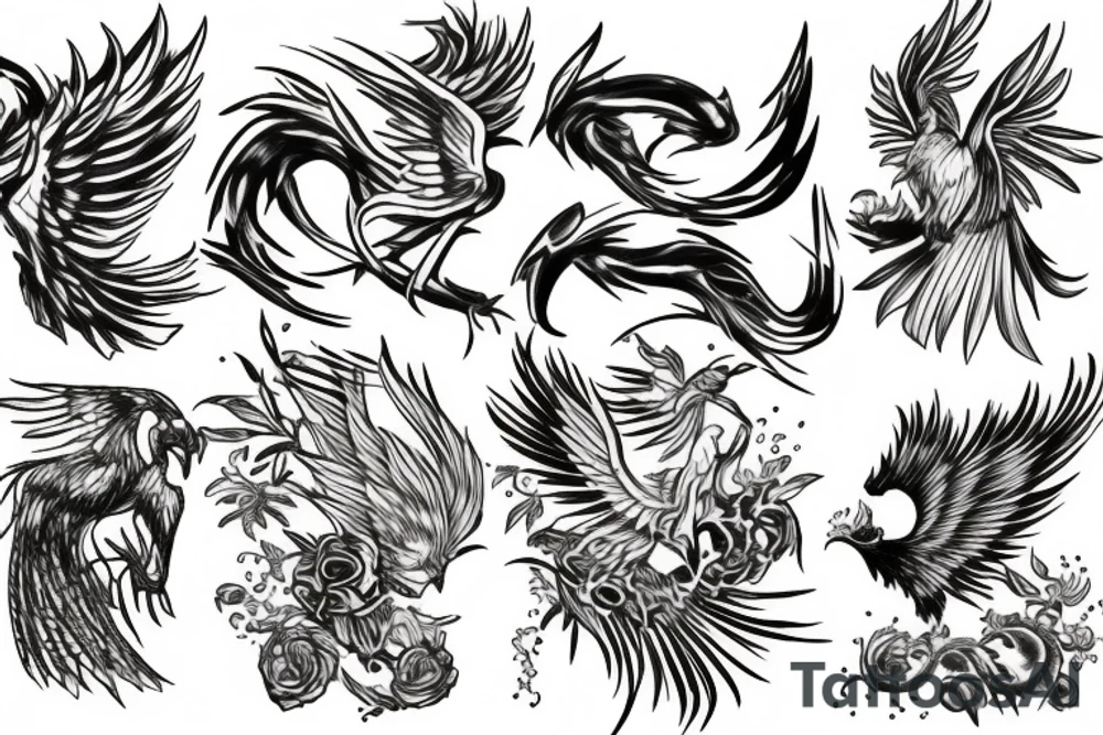 phoenix tattoo idea