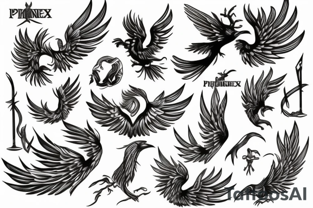 phoenix tattoo idea