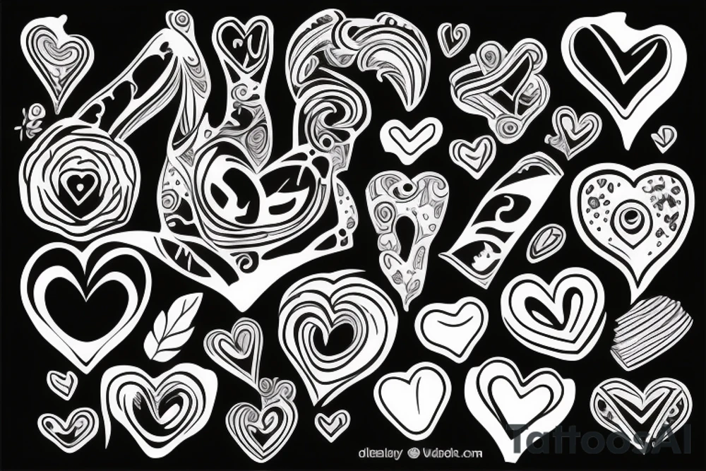 ice heart tattoo idea