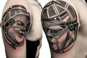waterpolo player tattoo idea