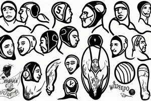 waterpolo player tattoo idea
