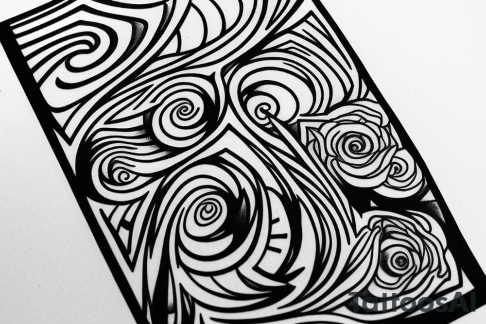 fibonacci series combined with melatonin structure tattoo idea