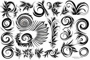 fibonacci series tattoo idea