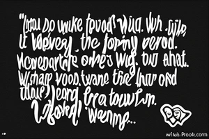 Robin williams inspired quote about life in a original tattoo way. Only text. tattoo idea