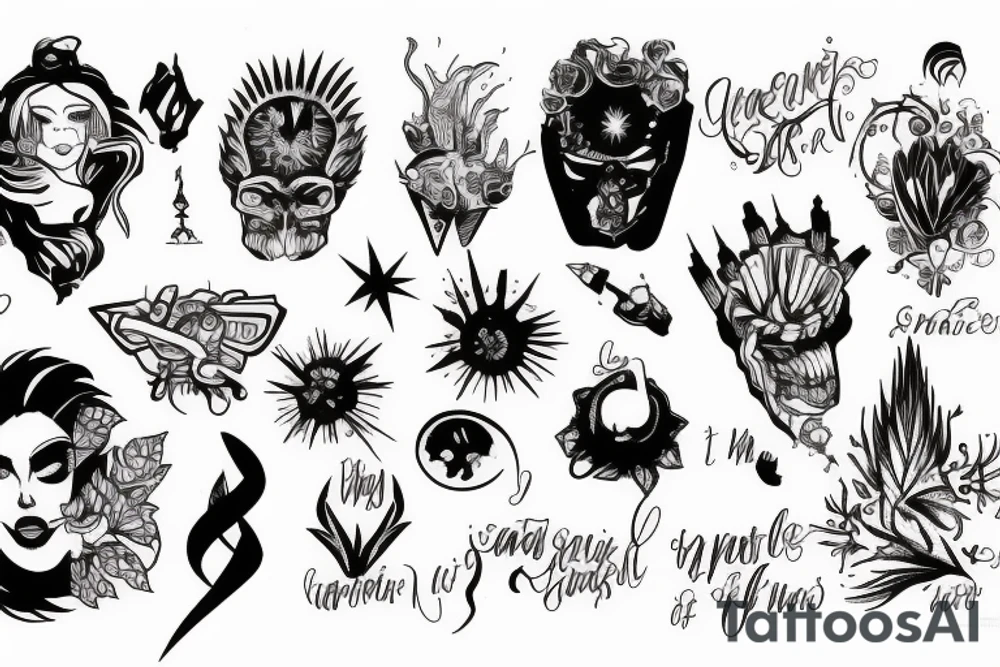a little spark of madness tattoo idea