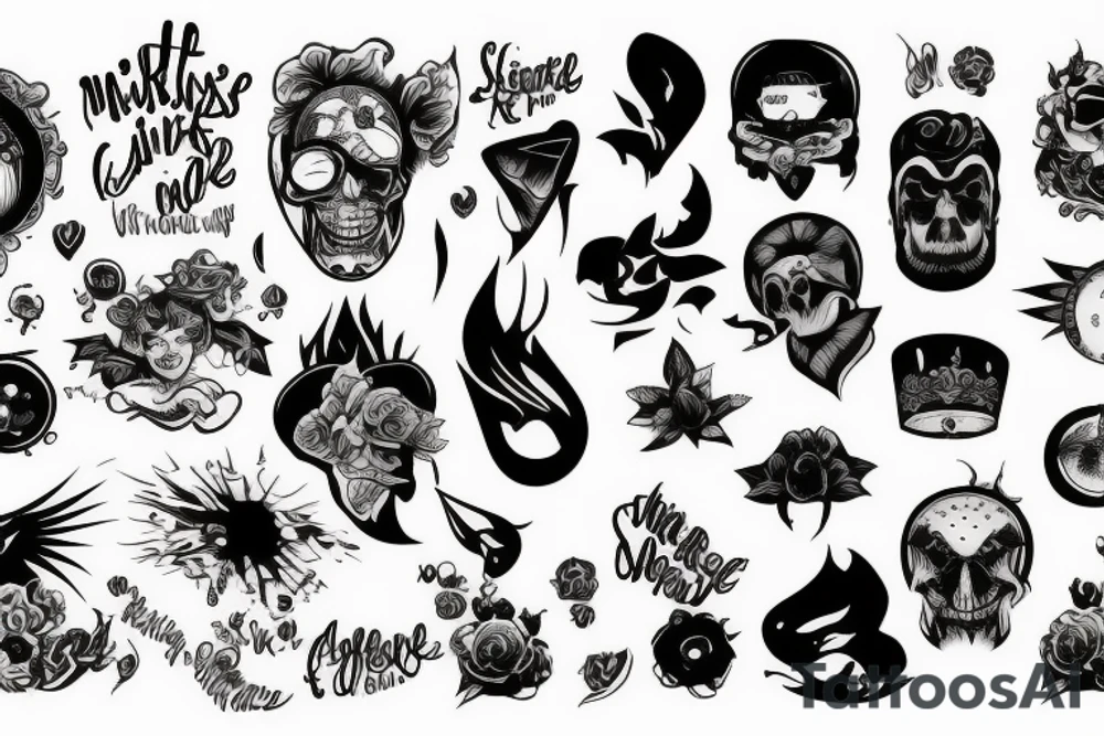 a little spark of madness tattoo idea