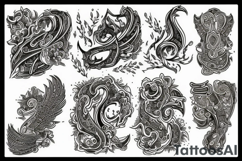 Golden colour name yash tattoo idea