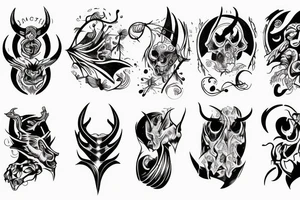 Devil in Life line tattoo idea