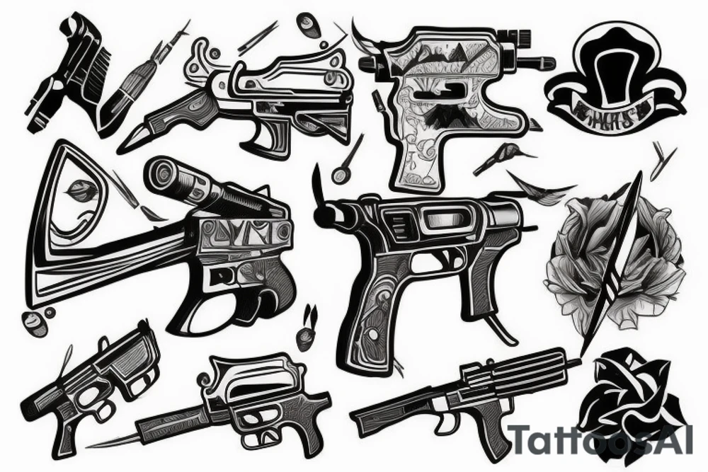 Sharp shooter tattoo idea