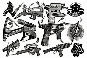 Sharp shooter tattoo idea