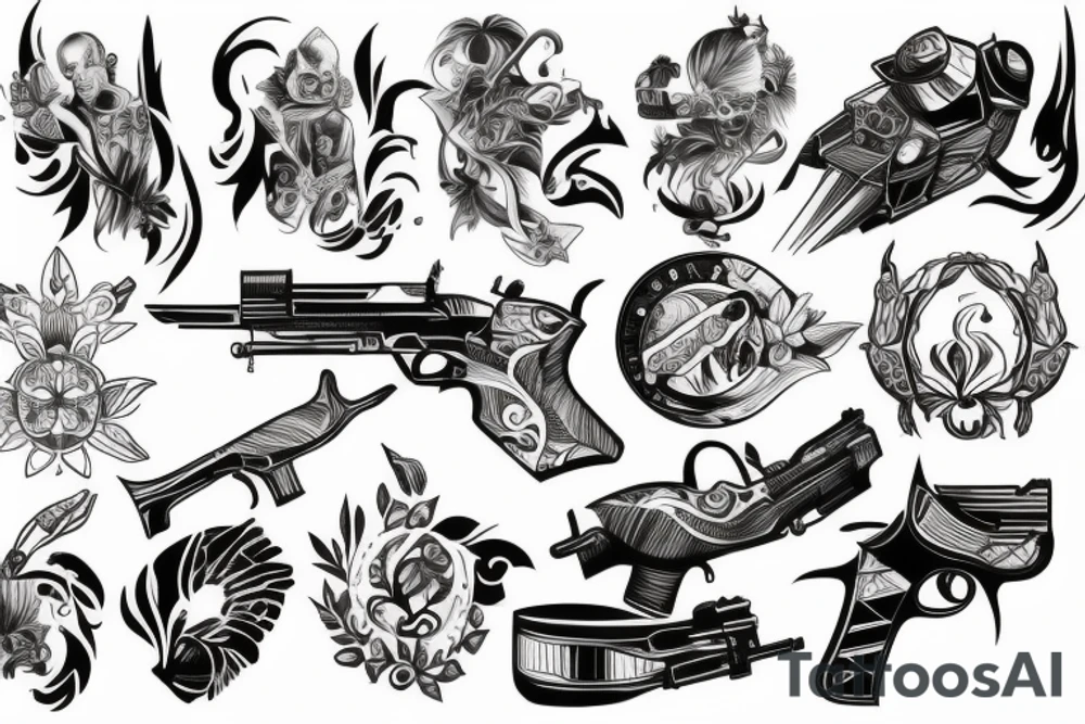 Sharp shooter tattoo idea