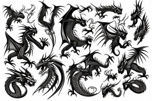 Dragon tattoo idea