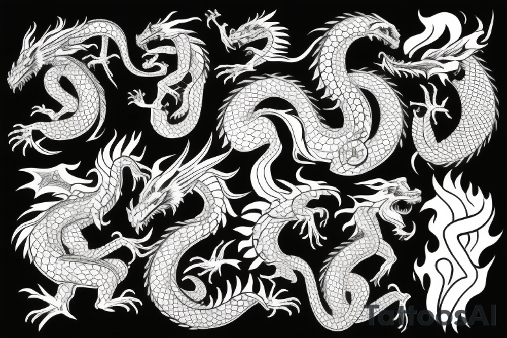 Dragon tattoo idea