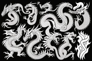 Dragon tattoo idea