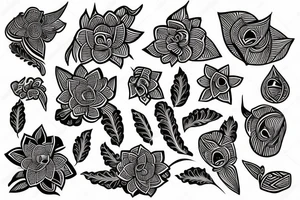 tuberose tattoo idea