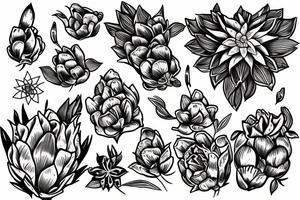 tuberose tattoo idea