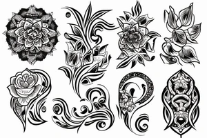 tuberose tattoo idea