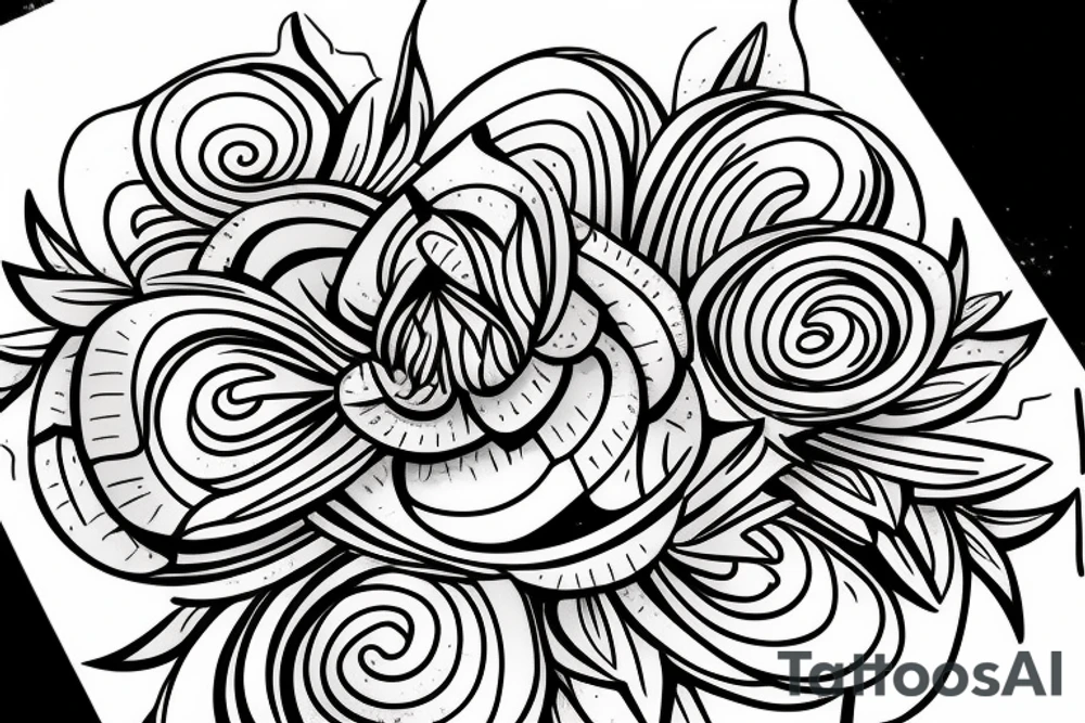 tuberose tattoo idea