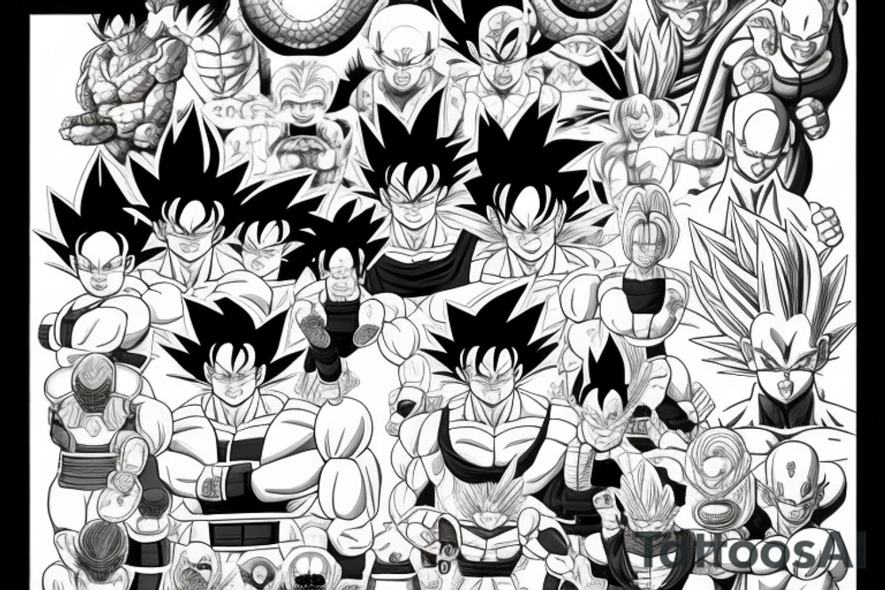 Dragon Ball Z tattoo idea