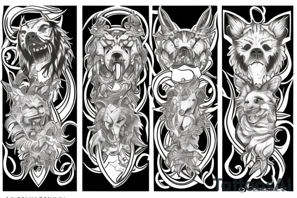 Cerberus tattoo idea