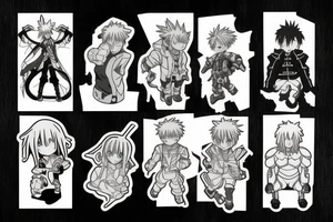 full metal alchemist + hunterxhunter tattoo idea