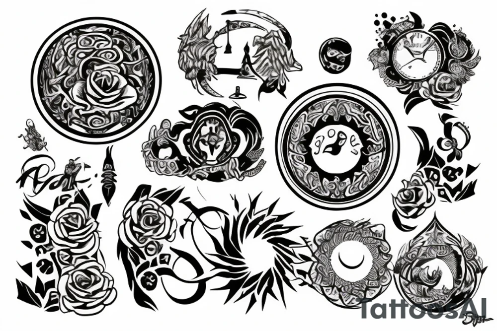 circle of life tattoo idea