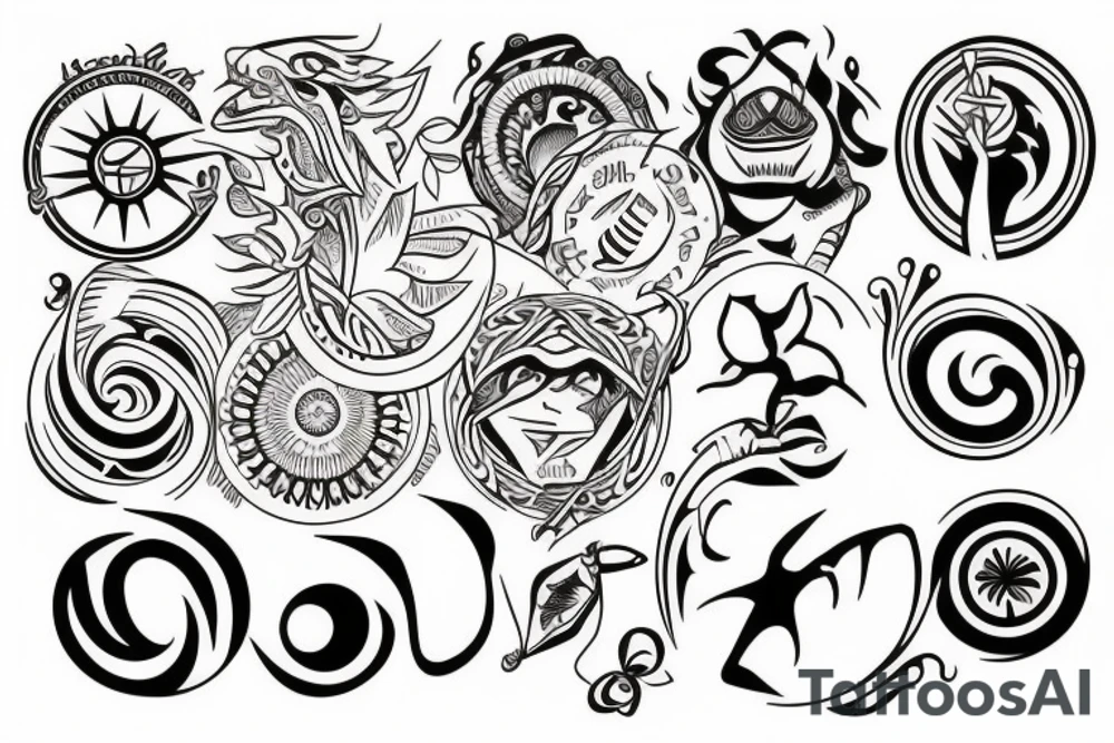 circle of life tattoo idea