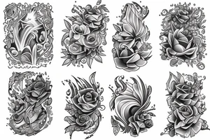 waterfall tattoo idea