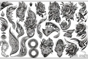 waterfall tattoo idea