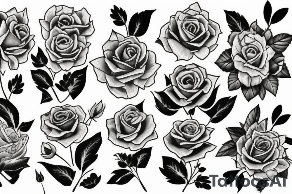 Flowers tattoo idea