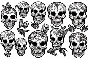 Skeleton tattoo idea