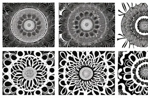 back piece mandala and lotus flower tattoo idea
